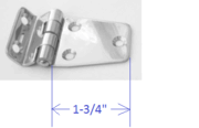 Stainless Steel Euro Offset Hinge